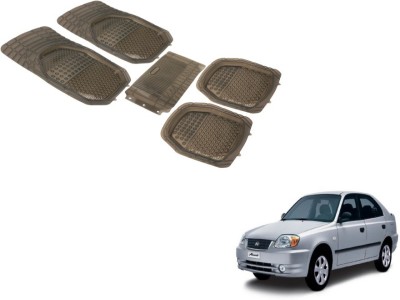 MOCKHE PVC (Polyvinyl Chloride) Standard Mat For  Hyundai Accent(Grey)