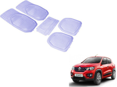 Auto Hub PVC (Polyvinyl Chloride) Standard Mat For  Renault Kwid(Clear)