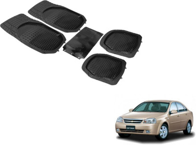 Auto Hub PVC (Polyvinyl Chloride) Standard Mat For  Chevrolet Optra(Black)