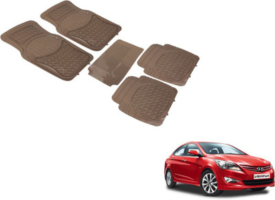 MOCKHE PVC (Polyvinyl Chloride) Standard Mat For  Hyundai Verna(Beige)
