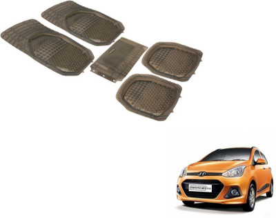 MOCKHE PVC (Polyvinyl Chloride) Standard Mat For  Hyundai Grand i10(Grey)