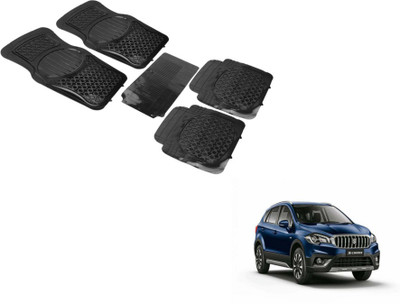 MOCKHE PVC (Polyvinyl Chloride) Standard Mat For  Maruti Suzuki S-Cross(Black)