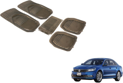 Auto Hub PVC (Polyvinyl Chloride) Standard Mat For  Volkswagen Passat(Grey)