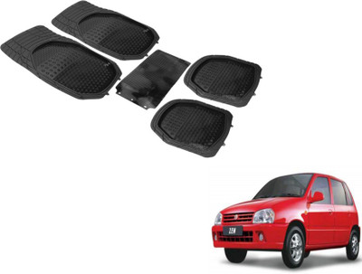 Auto Hub PVC (Polyvinyl Chloride) Standard Mat For  Maruti Suzuki Zen(Black)