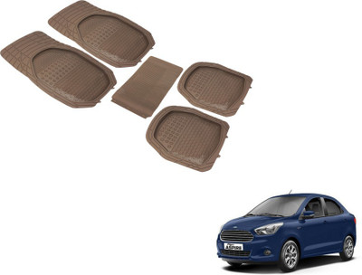 Auto Hub PVC (Polyvinyl Chloride) Standard Mat For  Ford Aspire(Beige)