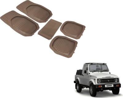 MOCKHE PVC (Polyvinyl Chloride) Standard Mat For  Maruti Suzuki Gypsy(Beige)