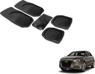 Auto Hub PVC (Polyvinyl Chloride) Standard Mat For  Audi A3(Black)