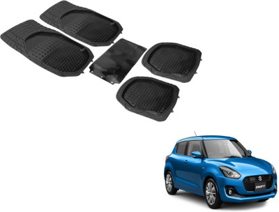 MOCKHE PVC (Polyvinyl Chloride) Standard Mat For  Maruti Suzuki New Swift(Black)
