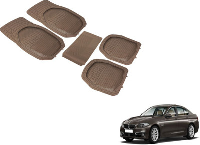Auto Hub PVC (Polyvinyl Chloride) Standard Mat For  BMW 5 Series(Beige)