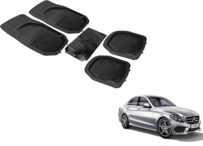 Auto Hub PVC (Polyvinyl Chloride) Standard Mat For  Mercedes Benz C-Class(Black)