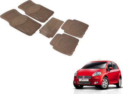 MOCKHE PVC (Polyvinyl Chloride) Standard Mat For  Fiat Punto(Beige)