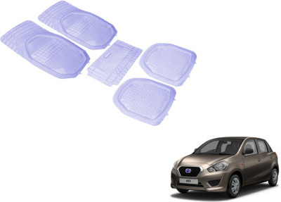 Auto Hub PVC (Polyvinyl Chloride) Standard Mat For  Datsun Go(Clear)
