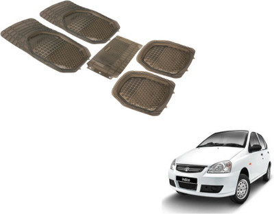 Auto Hub PVC (Polyvinyl Chloride) Standard Mat For  Tata Indica(Grey)