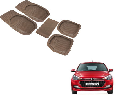 Auto Hub PVC (Polyvinyl Chloride) Standard Mat For  Hyundai Elite i20(Beige)