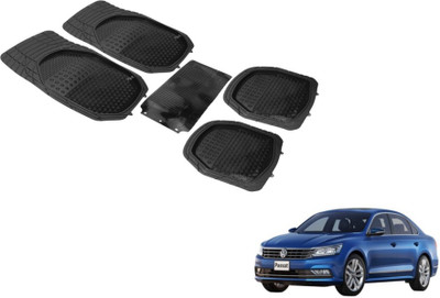 Auto Hub PVC (Polyvinyl Chloride) Standard Mat For  Volkswagen Passat(Black)
