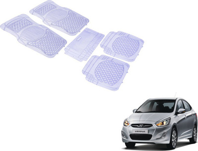 MOCKHE PVC (Polyvinyl Chloride) Standard Mat For  Hyundai Fluidic Verna(Clear)
