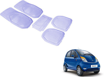 Auto Hub PVC (Polyvinyl Chloride) Standard Mat For  Tata Nano(Clear)