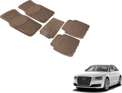 MOCKHE PVC (Polyvinyl Chloride) Standard Mat For  Audi A8(Beige)