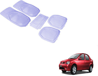 Auto Hub PVC (Polyvinyl Chloride) Standard Mat For  Mahindra Logan(Clear)