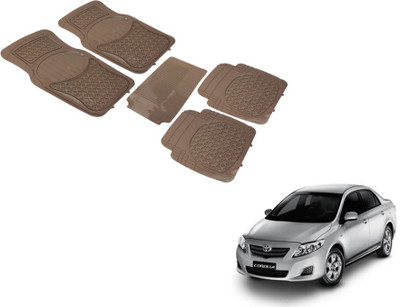 MOCKHE PVC (Polyvinyl Chloride) Standard Mat For  Toyota Corolla(Beige)