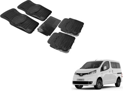 MOCKHE PVC (Polyvinyl Chloride) Standard Mat For  Nissan Evalia(Black)