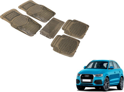 MOCKHE PVC (Polyvinyl Chloride) Standard Mat For  Audi Q3(Grey)