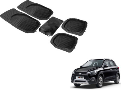 Auto Hub PVC (Polyvinyl Chloride) Standard Mat For  Hyundai i20(Black)
