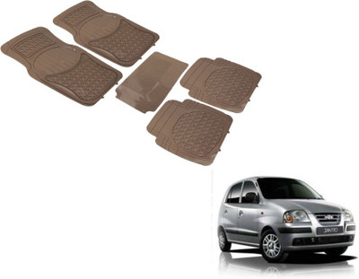 MOCKHE PVC (Polyvinyl Chloride) Standard Mat For  Hyundai Santro(Beige)