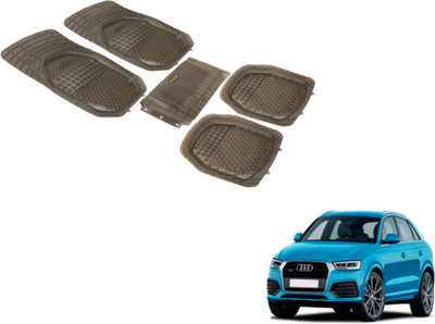 Auto Hub PVC (Polyvinyl Chloride) Standard Mat For  Audi Q3(Grey)