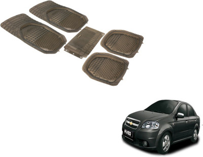 Auto Hub PVC (Polyvinyl Chloride) Standard Mat For  Chevrolet Aveo(Grey)