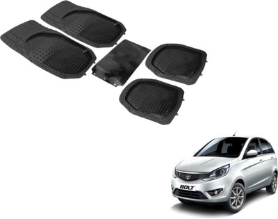 Auto Hub PVC (Polyvinyl Chloride) Standard Mat For  Tata Bolt(Black)