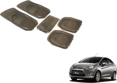 Auto Hub PVC (Polyvinyl Chloride) Standard Mat For  Ford Fiesta(Grey)