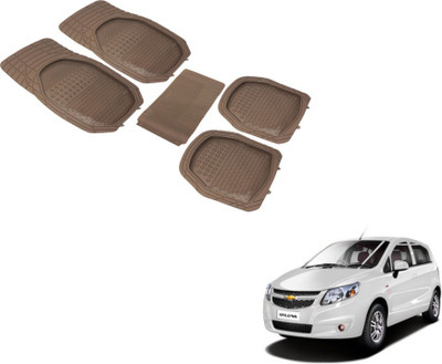 Auto Hub PVC (Polyvinyl Chloride) Standard Mat For  Chevrolet Sail UVA(Beige)
