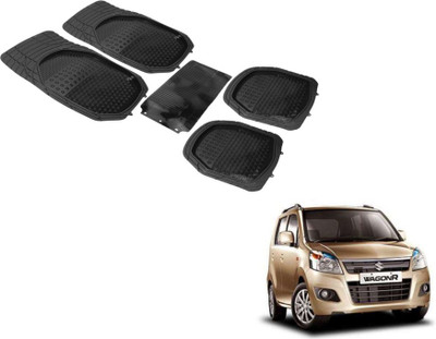 MOCKHE PVC (Polyvinyl Chloride) Standard Mat For  Maruti Suzuki WagonR(Black)