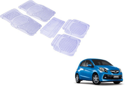 MOCKHE PVC (Polyvinyl Chloride) Standard Mat For  Honda Brio(Clear)