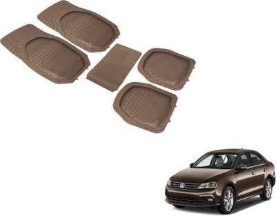 Auto Hub PVC (Polyvinyl Chloride) Standard Mat For  Volkswagen Jetta(Beige)