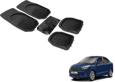 Auto Hub PVC (Polyvinyl Chloride) Standard Mat For  Ford Aspire(Black)