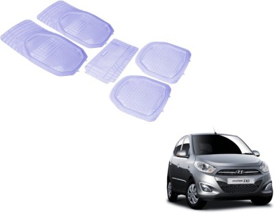 Auto Hub PVC (Polyvinyl Chloride) Standard Mat For  Hyundai i10(Clear)