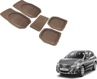 Auto Hub PVC (Polyvinyl Chloride) Standard Mat For  Maruti Suzuki S-Cross(Beige)