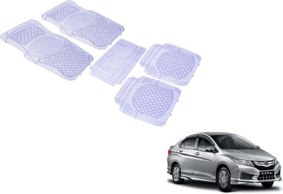 MOCKHE PVC (Polyvinyl Chloride) Standard Mat For  Honda New City(Clear)