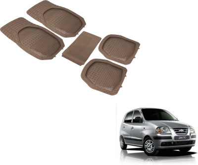 Auto Hub PVC (Polyvinyl Chloride) Standard Mat For  Hyundai Santro(Beige)
