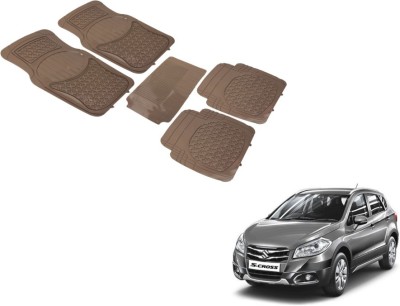 MOCKHE PVC (Polyvinyl Chloride) Standard Mat For  Maruti Suzuki S-Cross(Beige)