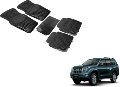 MOCKHE PVC (Polyvinyl Chloride) Standard Mat For  Toyota Land Cruiser Prado(Black)