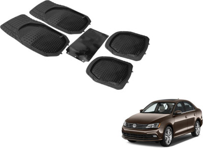 Auto Hub PVC (Polyvinyl Chloride) Standard Mat For  Volkswagen Jetta(Black)