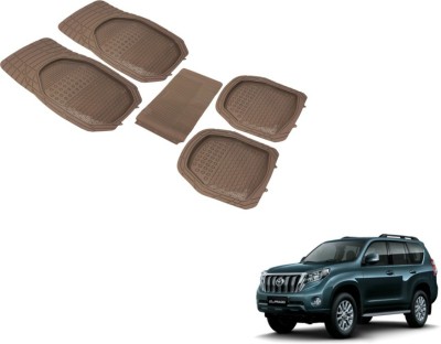 Auto Hub PVC (Polyvinyl Chloride) Standard Mat For  Toyota Land Cruiser Prado(Beige)