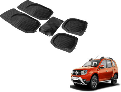 Auto Hub PVC (Polyvinyl Chloride) Standard Mat For Renault Duster(Black)