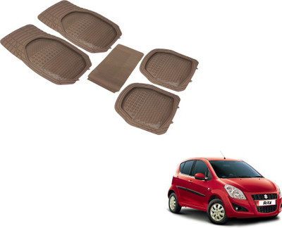 Auto Hub PVC (Polyvinyl Chloride) Standard Mat For  Maruti Suzuki Ritz(Beige)