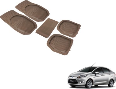 MOCKHE PVC (Polyvinyl Chloride) Standard Mat For  Ford New Fiesta(Beige)