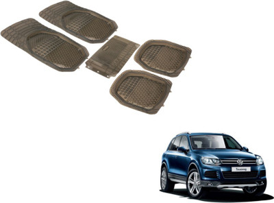 MOCKHE PVC (Polyvinyl Chloride) Standard Mat For  Volkswagen Touareg(Grey)