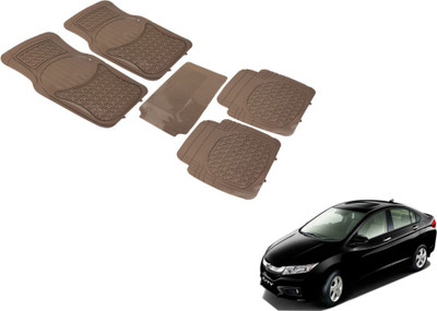 MOCKHE PVC (Polyvinyl Chloride) Standard Mat For  Honda City(Beige)